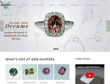 Tablet Screenshot of gemhunters.com.au